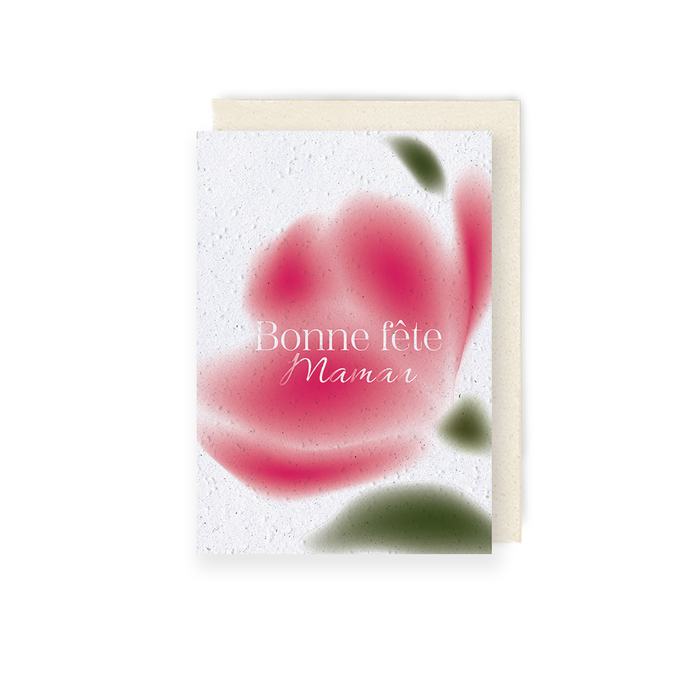 Plantable card "Tender Peony"