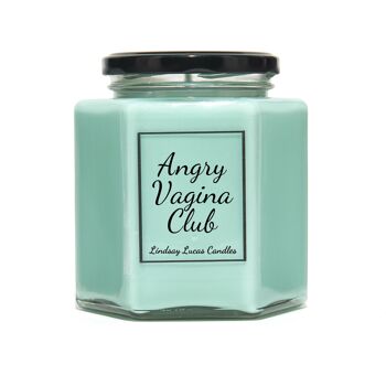 Bougie parfumée féministe Angry Vagina Club, 3
