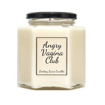 Bougie parfumée féministe Angry Vagina Club, 4