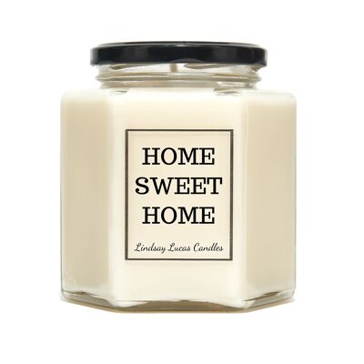 Home Sweet Home Quote Candle, Home Decor, Gift For Friend, Candles, Scented Candle, Quote Candle, Luxury Candle, Luxury Gift, Gift For Home