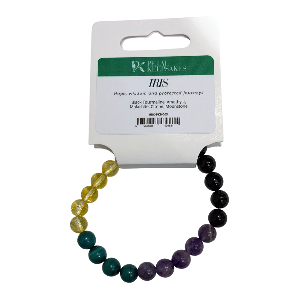 Pulsera Petal Keepsakes con piedras preciosas, Iris