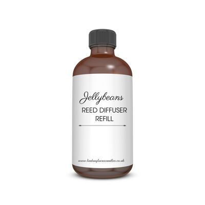 Recarga de aceite perfumado de Jellybeans para difusor de caña, fragancia dulce para el hogar, aroma fuerte y divertido, ambientador, aromas para el hogar
