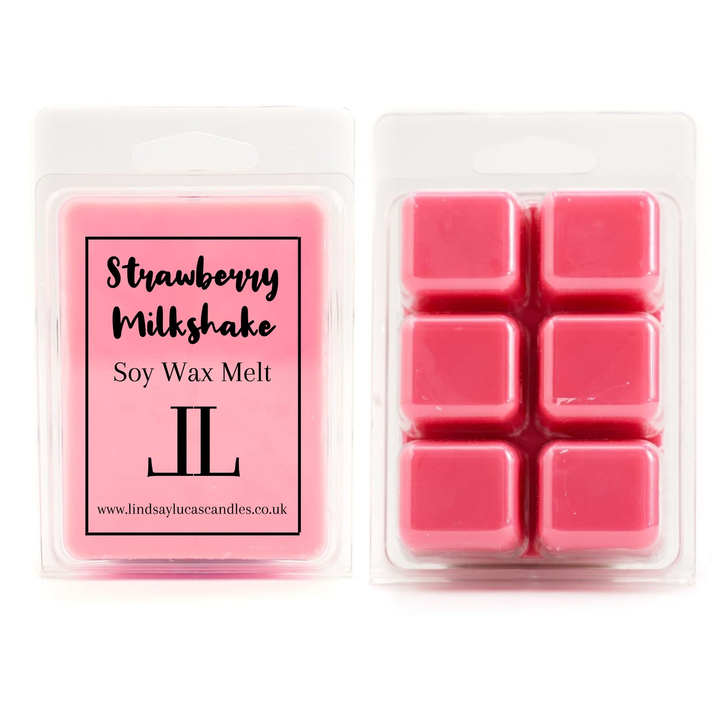 Strawberry Millshake Scented Soy Wax Melts, Strawberry Wax Melts, Soy Melts, Scented Wax Melts