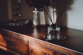 Bouteille de diffuseur de roseau de vanille avec des bâtons, parfum de maison/décor relaxant 8
