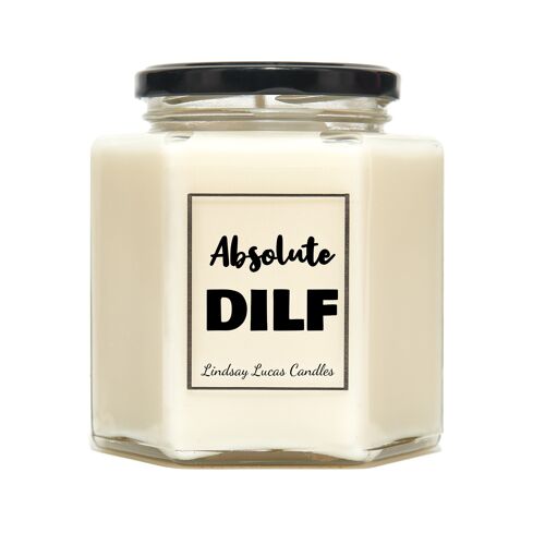 Funny Fathers Day Gift - ABSOLUTE DILF Scented Candle