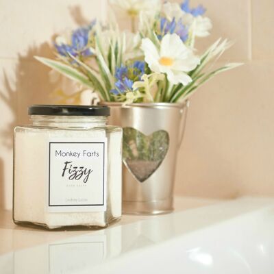 Banana Fizzy Bath Salts, Bath Bomb Salts, Fizzing Bath Salts, Epsom Salts, Therapeutic Salts, Banana Scent, Monkey Farts