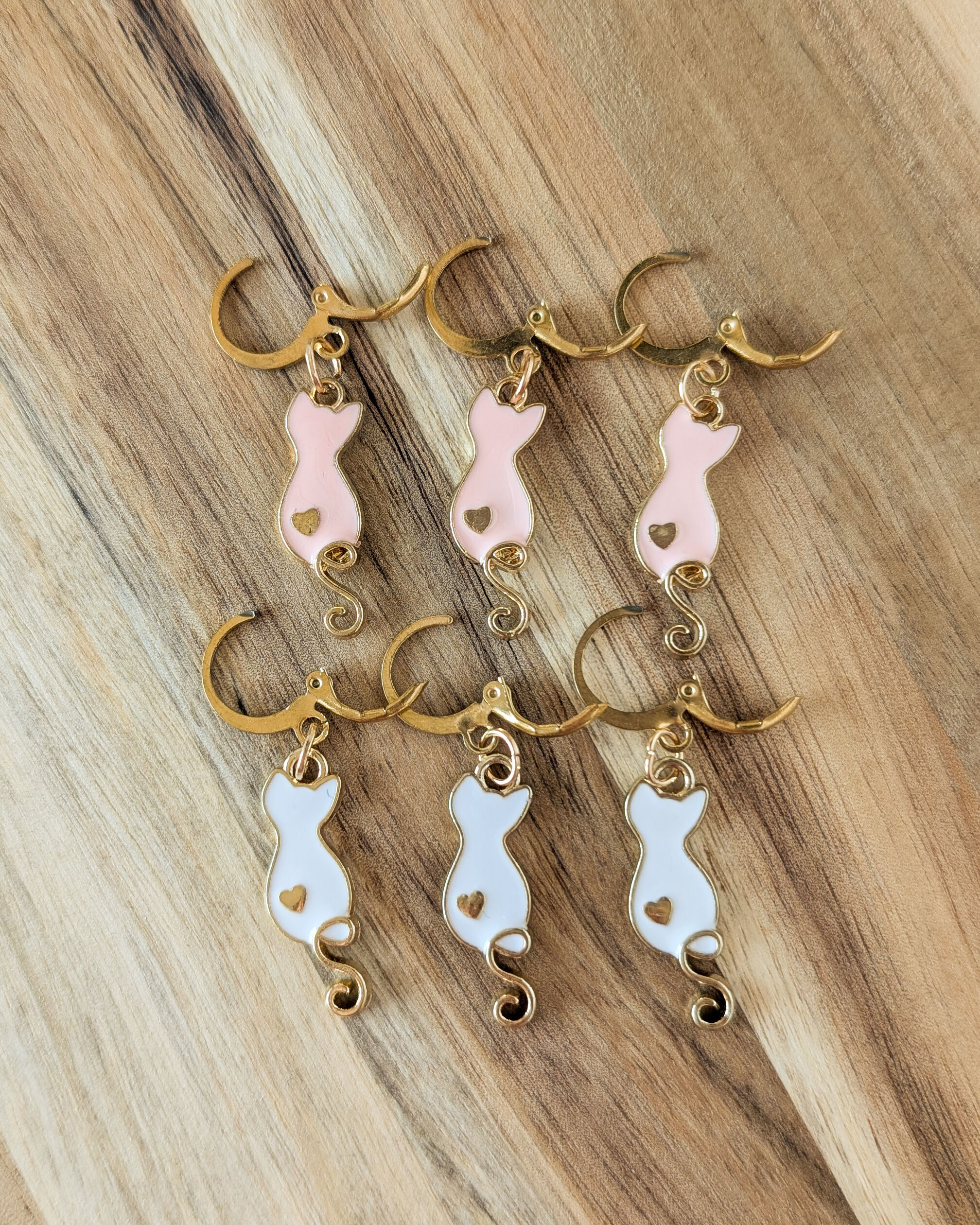 Heart Cats #2 - Removable Marker Rings
