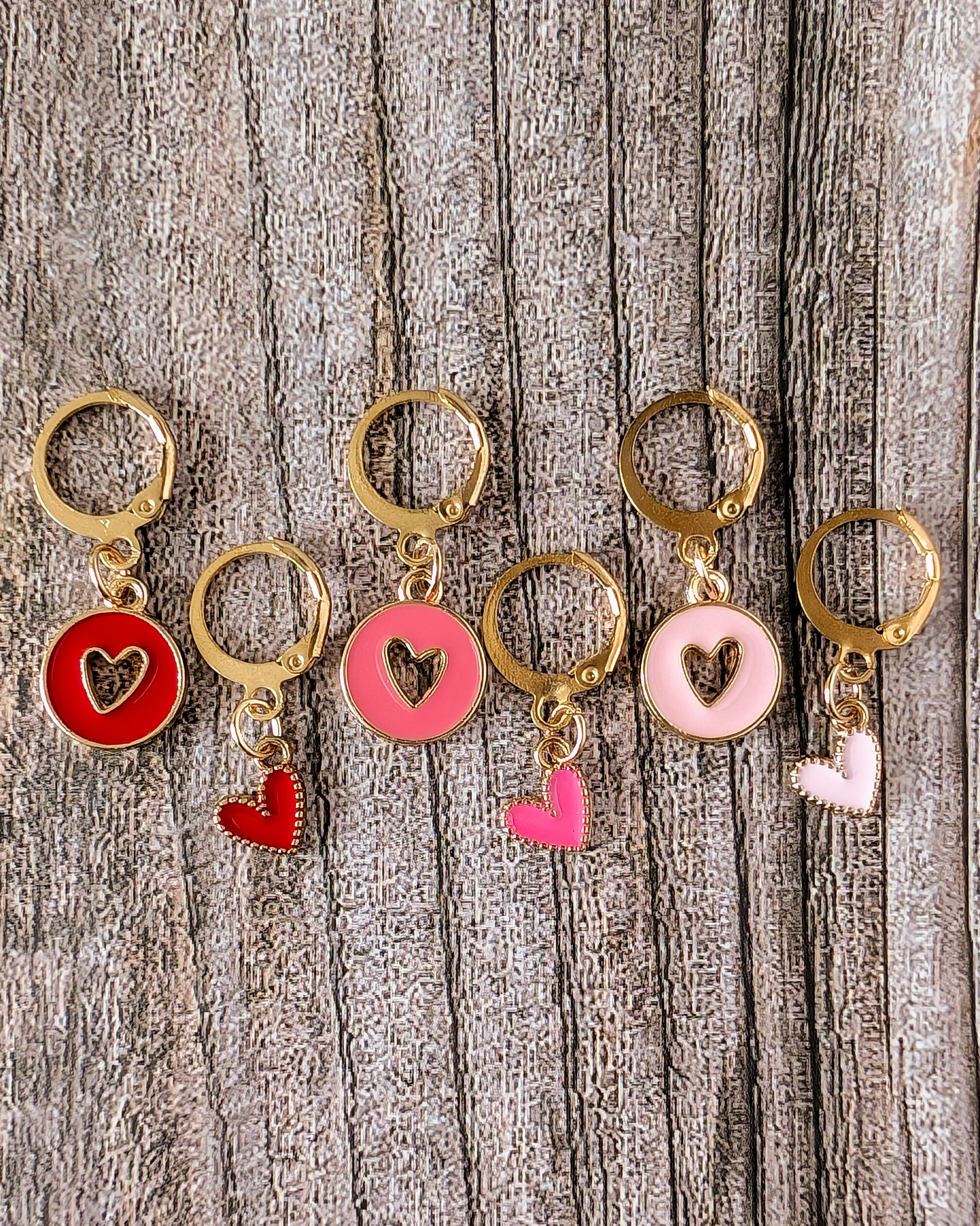 Little Hearts #1 - Removable Marker Rings