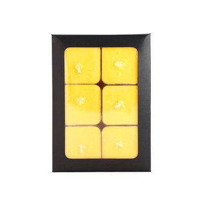 Bougies chauffe-plat parfumées à la mangue, Bougies chauffe-plat à la mangue, Bougies chauffe-plat en cire de soja, Bougies, Bougies chauffe-plat, Bougies chauffe-plat à la mangue, Bougie chauffe-plat jaune