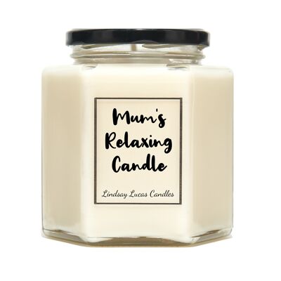 Mum's Relaxing Candle, Chill Out Scented Vegan Soy Candles
