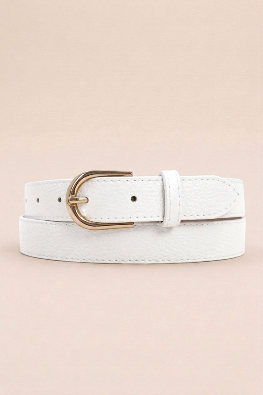 Damen-Rindsledergürtel, 3 cm breit, IT30-30-WHITE