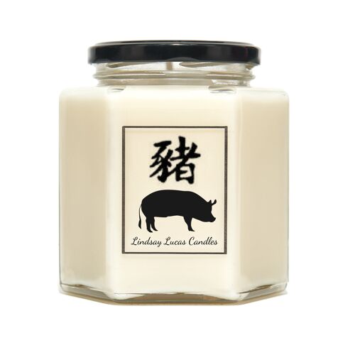 Chinese New Year, Year Of The Pig Scented Candle Gift, Chinese Spring Festival, Zodiac/Horoscope