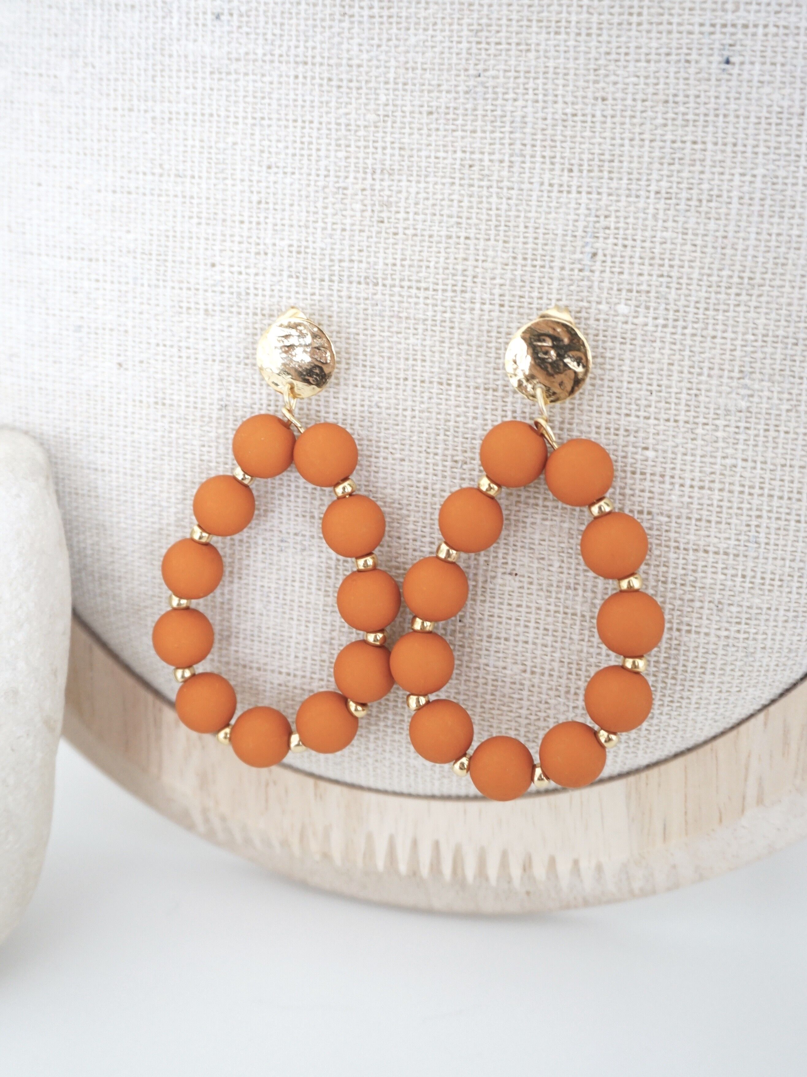 REGENBOGEN Ohrringe - Monochromes Curry