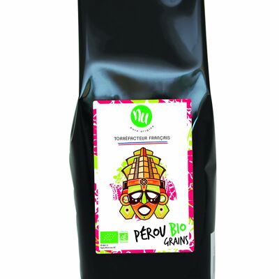 Cafe perou bio 1kg grain