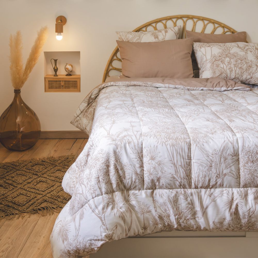 Printed duvet cover 140x200 cm + 1 pillowcase, Siena cotton