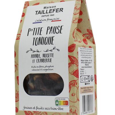 P'tite pause tonique - melange cranberrie, noisette, amande 150g