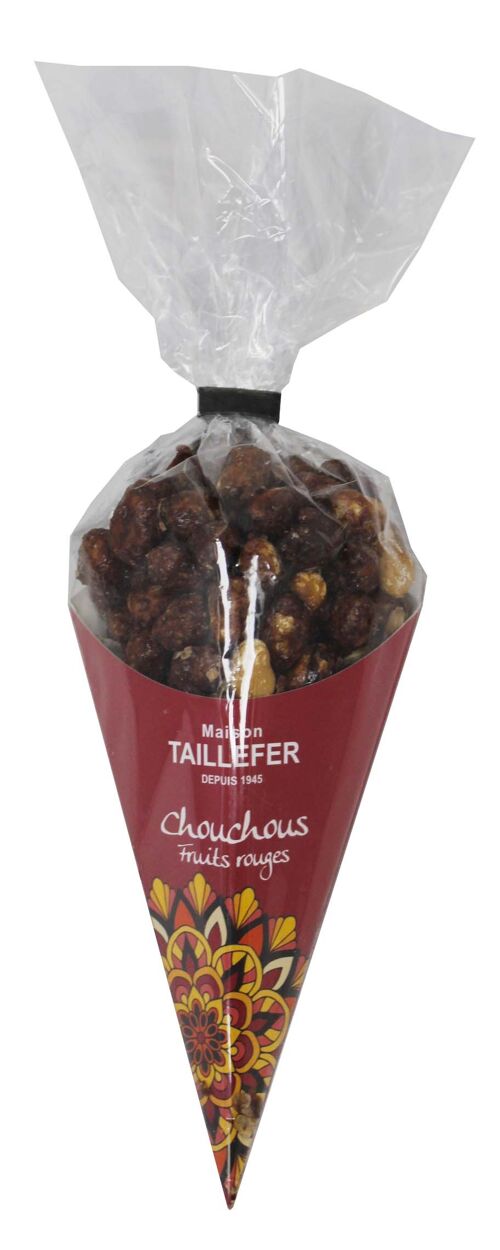 Cornet chouchou fruits rouges 200g