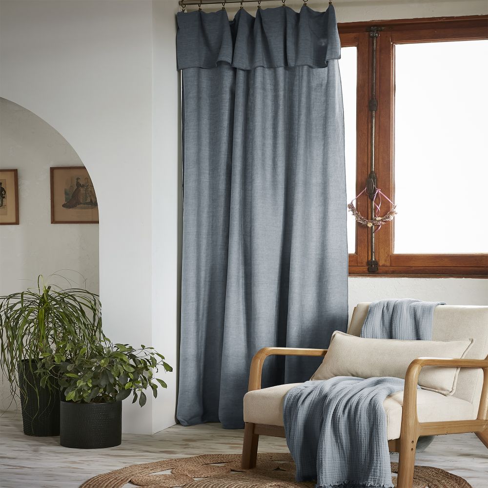 Adjustable curtain 140x270 cm Lyocell Gabrielle Stone