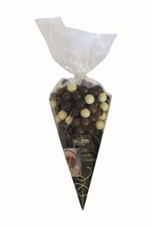 Festif - billes de céréales enrobées au trois chocolats maxi cornet 300g