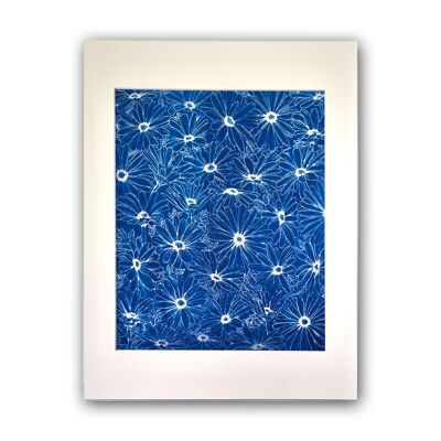 Cyanotype Marguerite poster