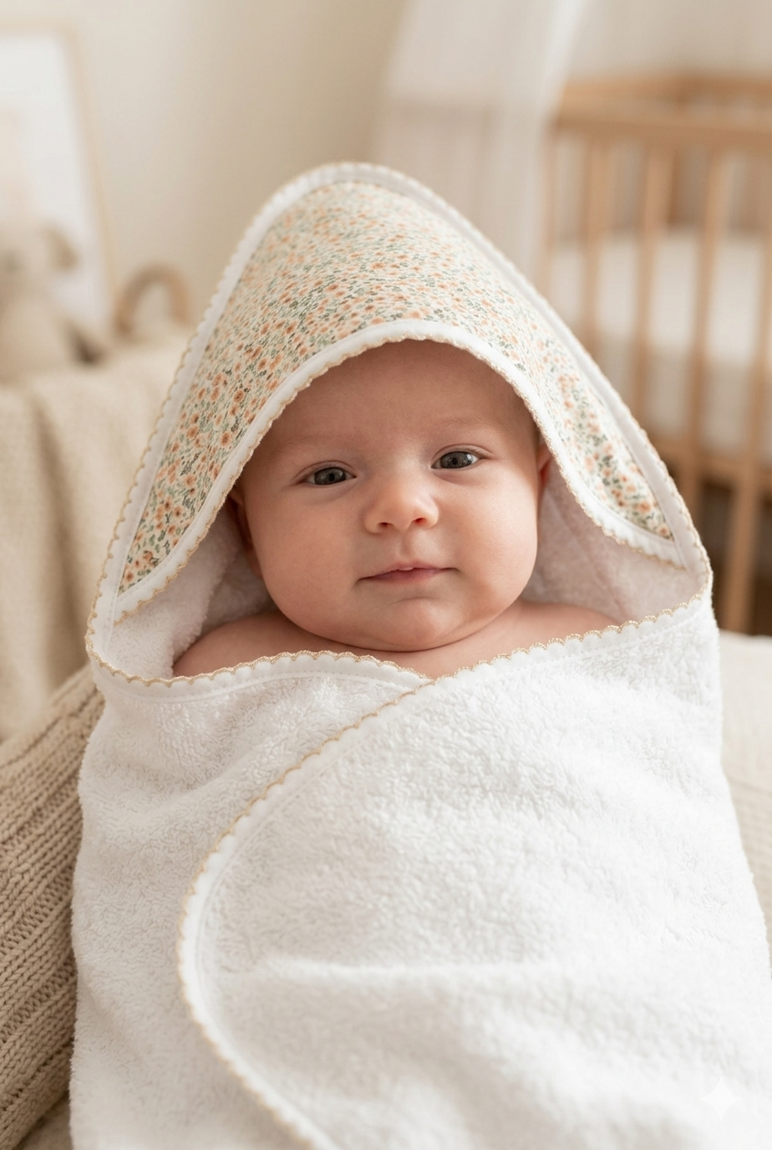 Spring Tenderness Bath Cape