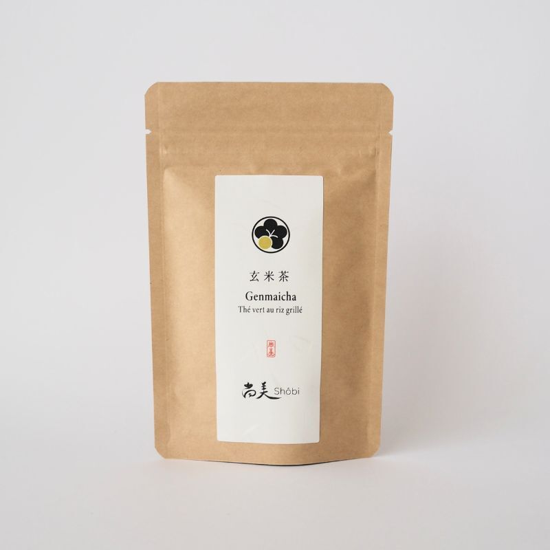 Traditional Genmaicha without matcha 100g - JAS organic green tea with roasted rice & without matcha