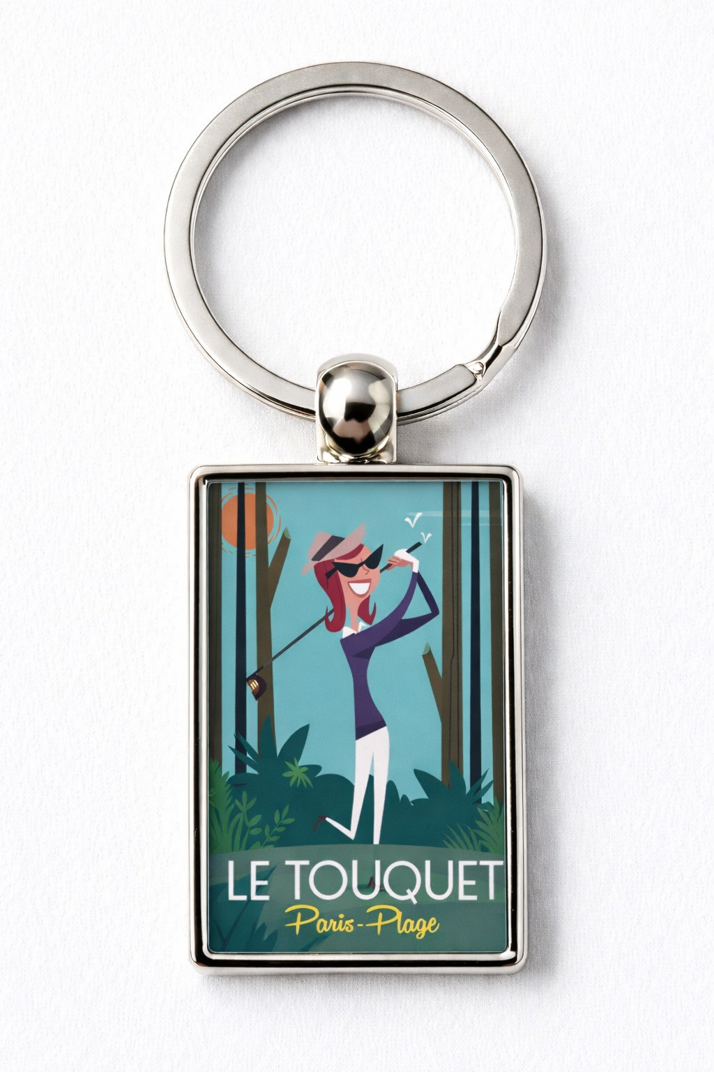 LE TOUQUET GOLF KEYCHAIN