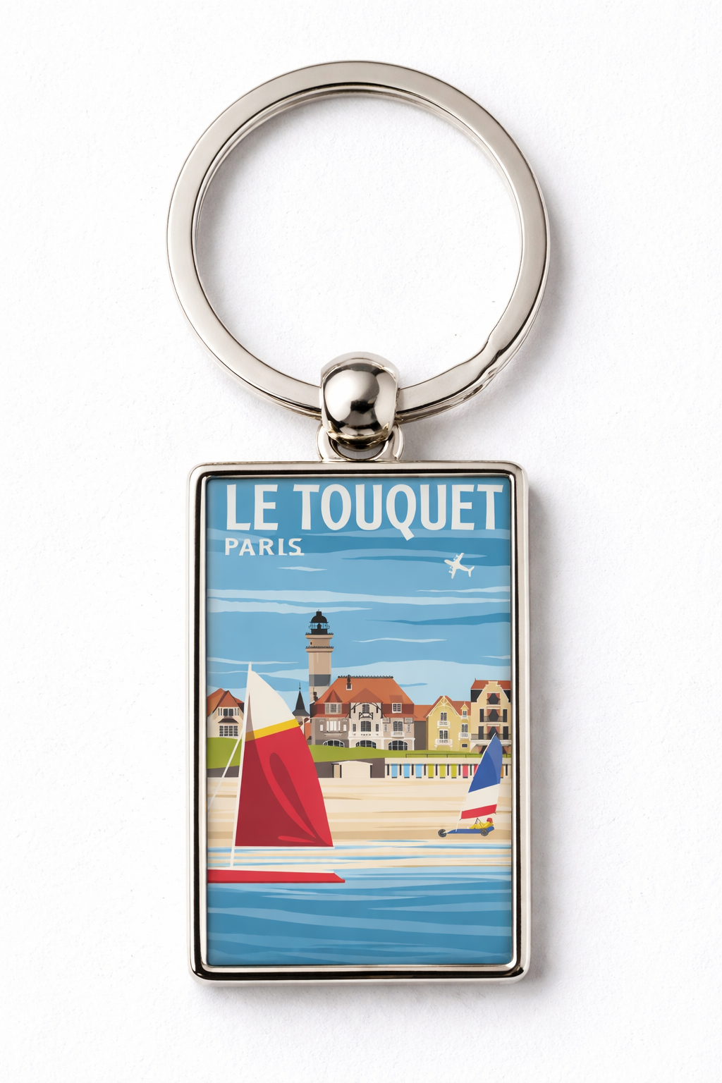 LE TOUQUET BLUE KEYCHAIN