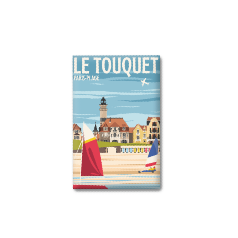 MAGNET LE TOUQUET PARIS PLAGE VERSION BLEUE