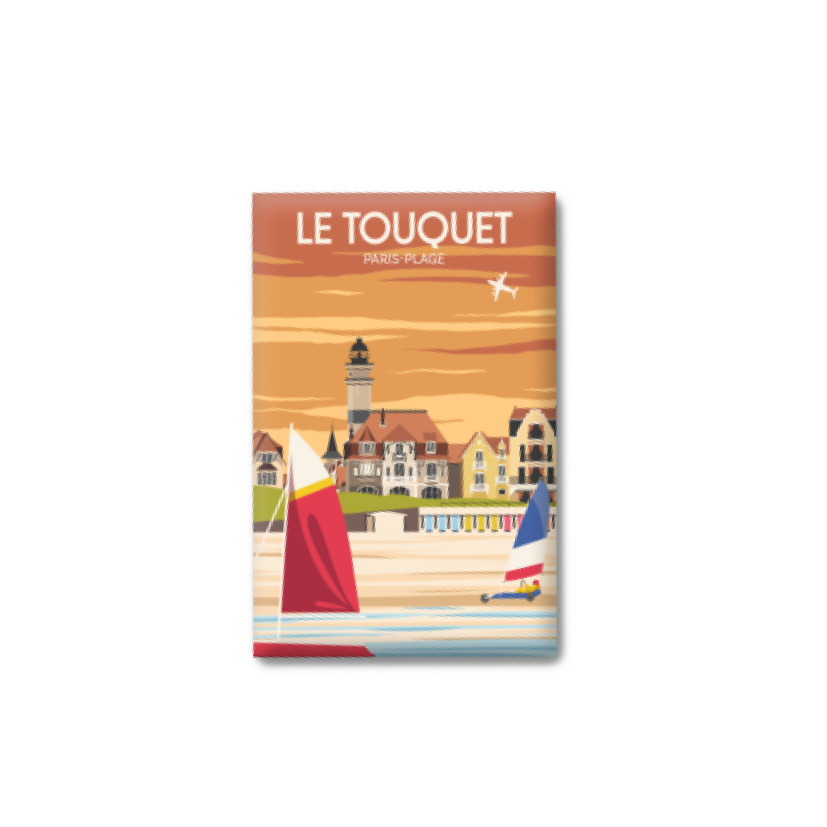LE TOUQUET PARIS-PLAGE ORANGE MAGNET