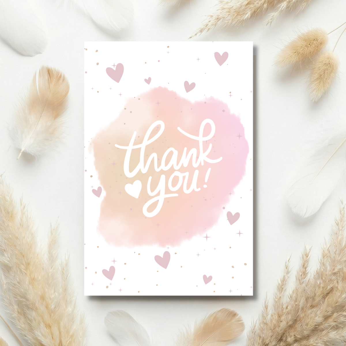 Buy wholesale Thank you card - for webshops or stores - thanks for