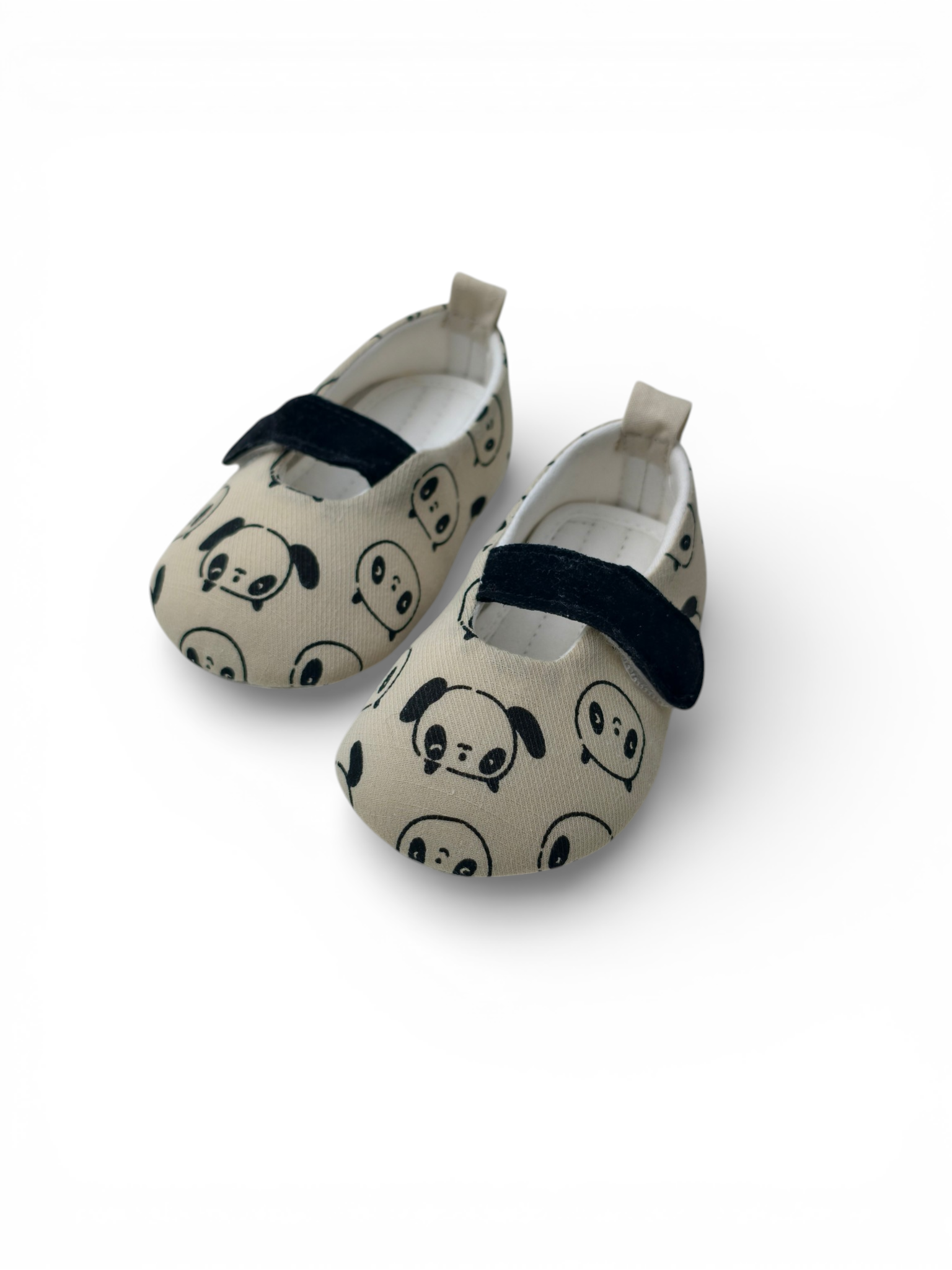 Zapatos para bebés y niños pequeños que empiezan a caminar - Beige Panda