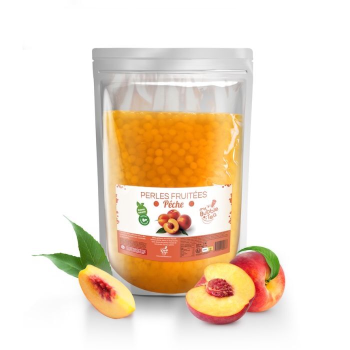Perles Fruitées Pêche - Bubble Tea - 1.5kg