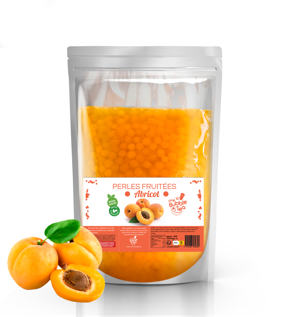 Perles Fruitées Abricot - Bubble Tea - 1.5kg