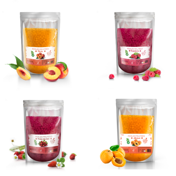 Mix of 4 Fruity Pearl Flavors 1.5kg - CLASSIC