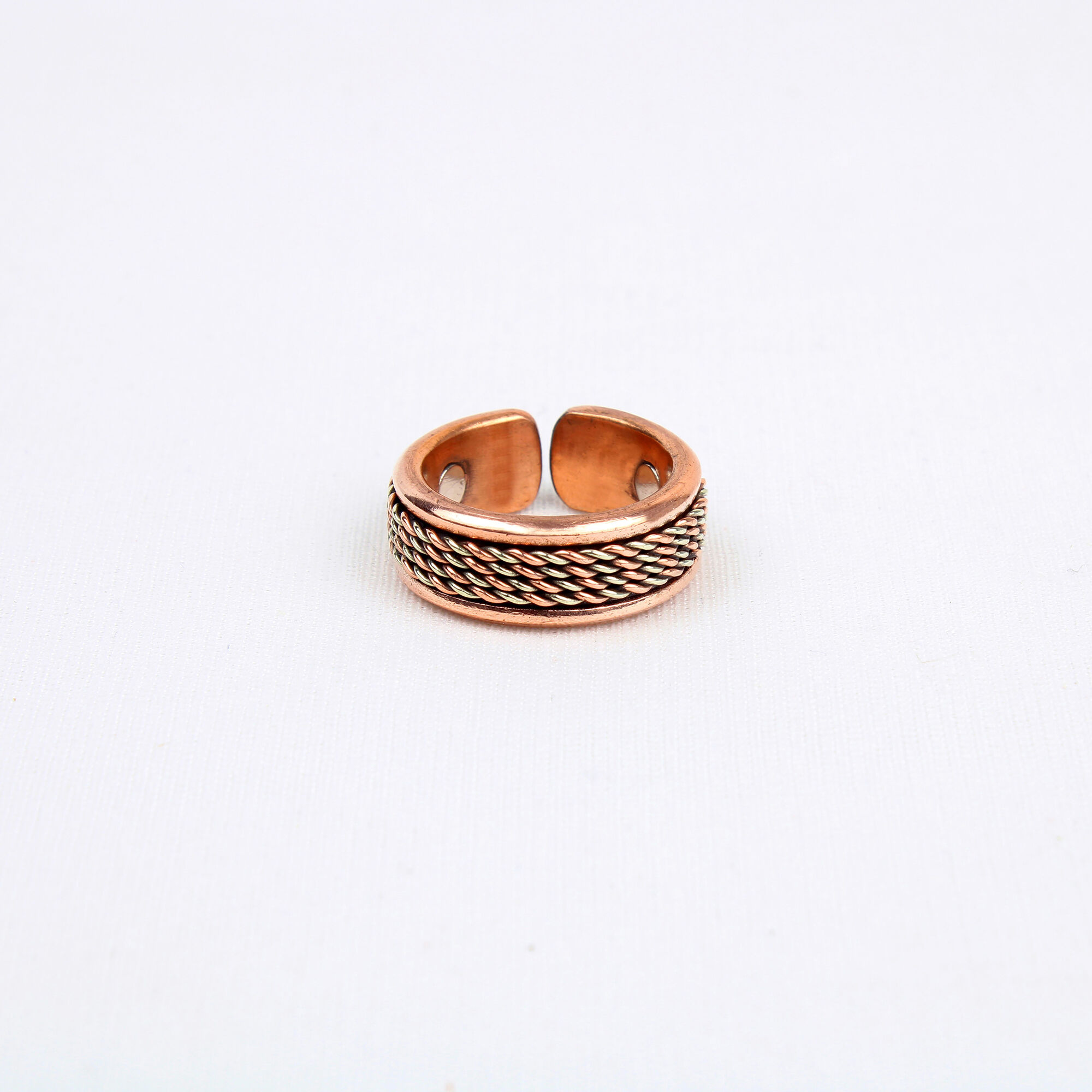 Kupferring mit Magnet (Design 12)
