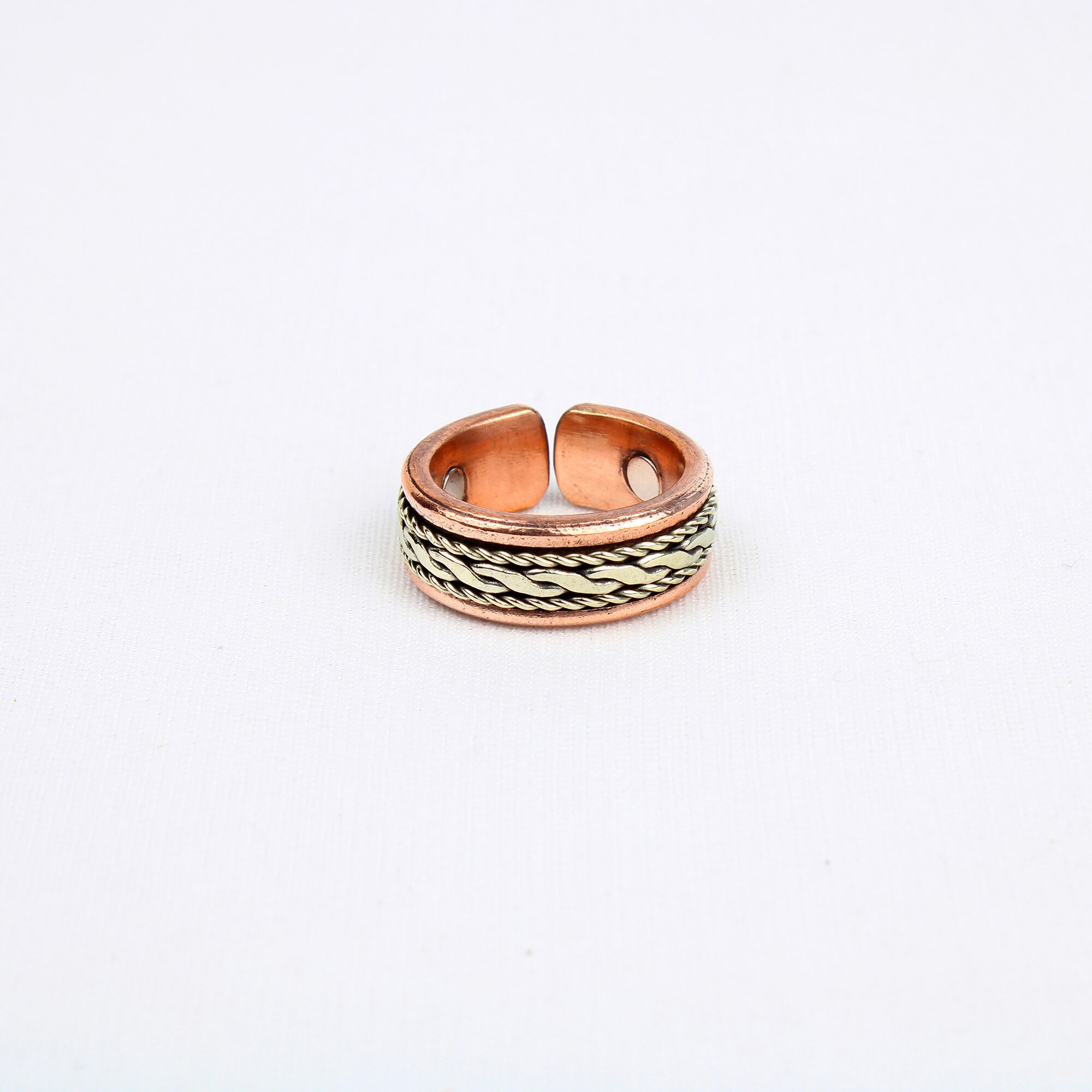 Kupferring mit Magnet (Design 14)