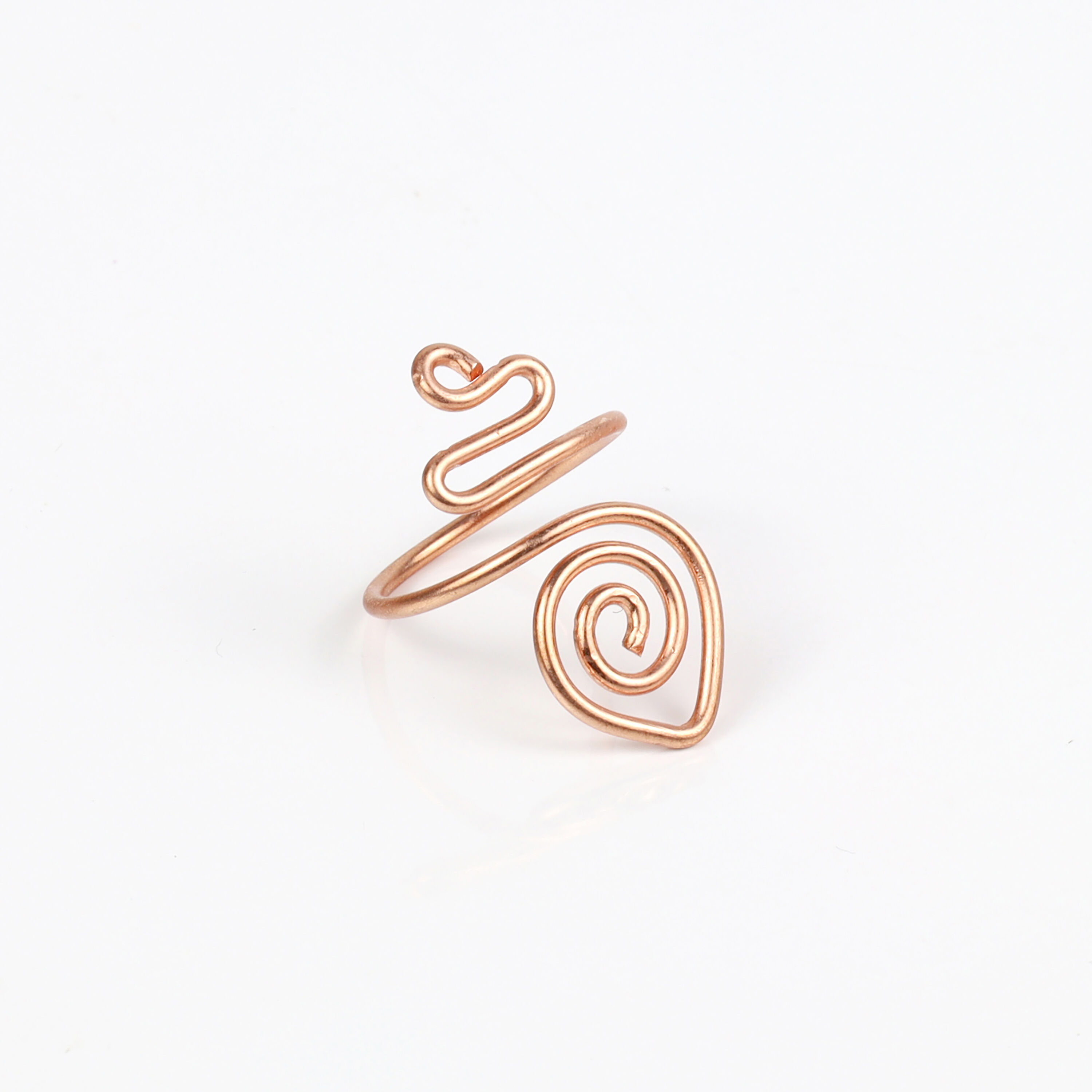 Kupferring mit Magnet (Design 27)