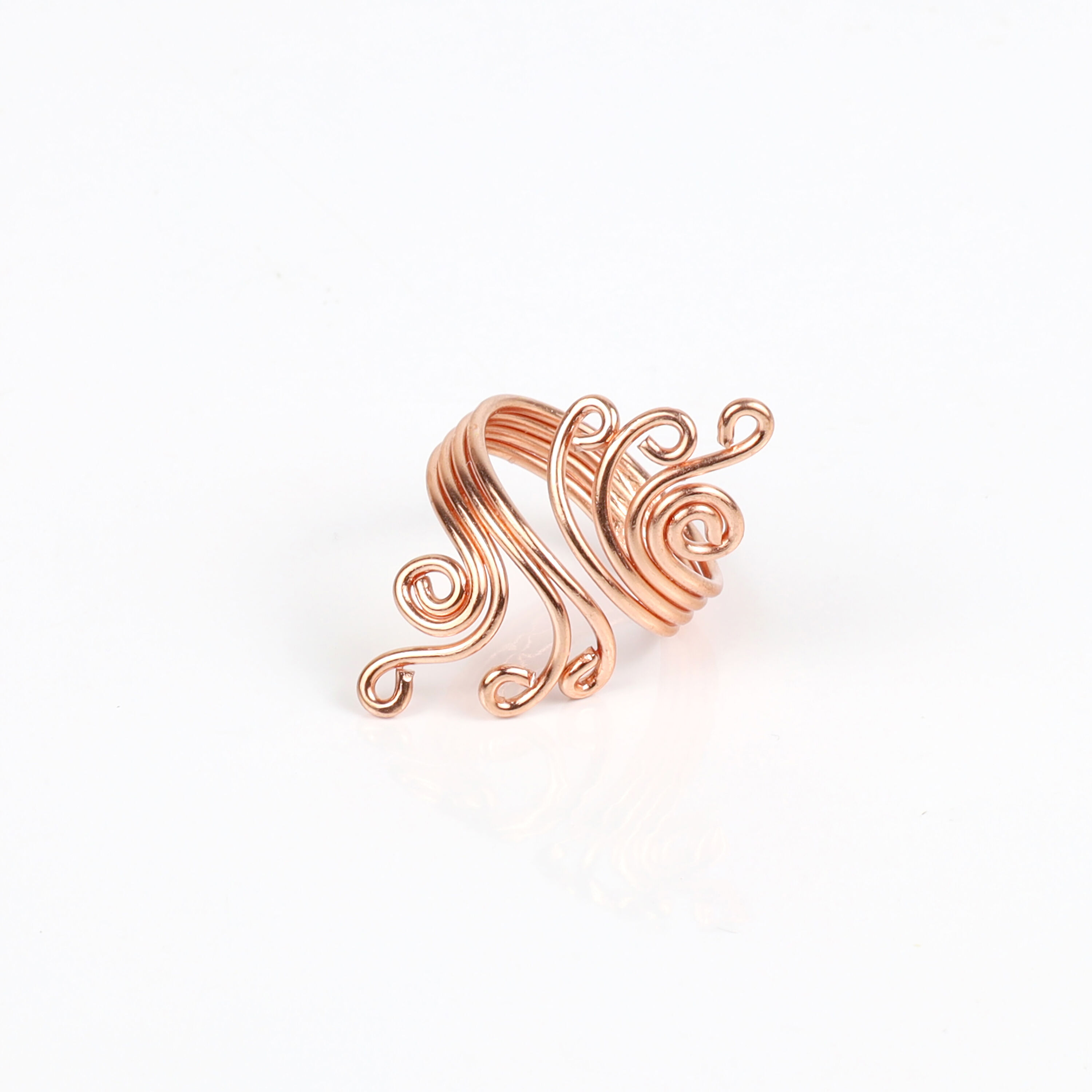 Kupferring mit Magnet (Design 29)