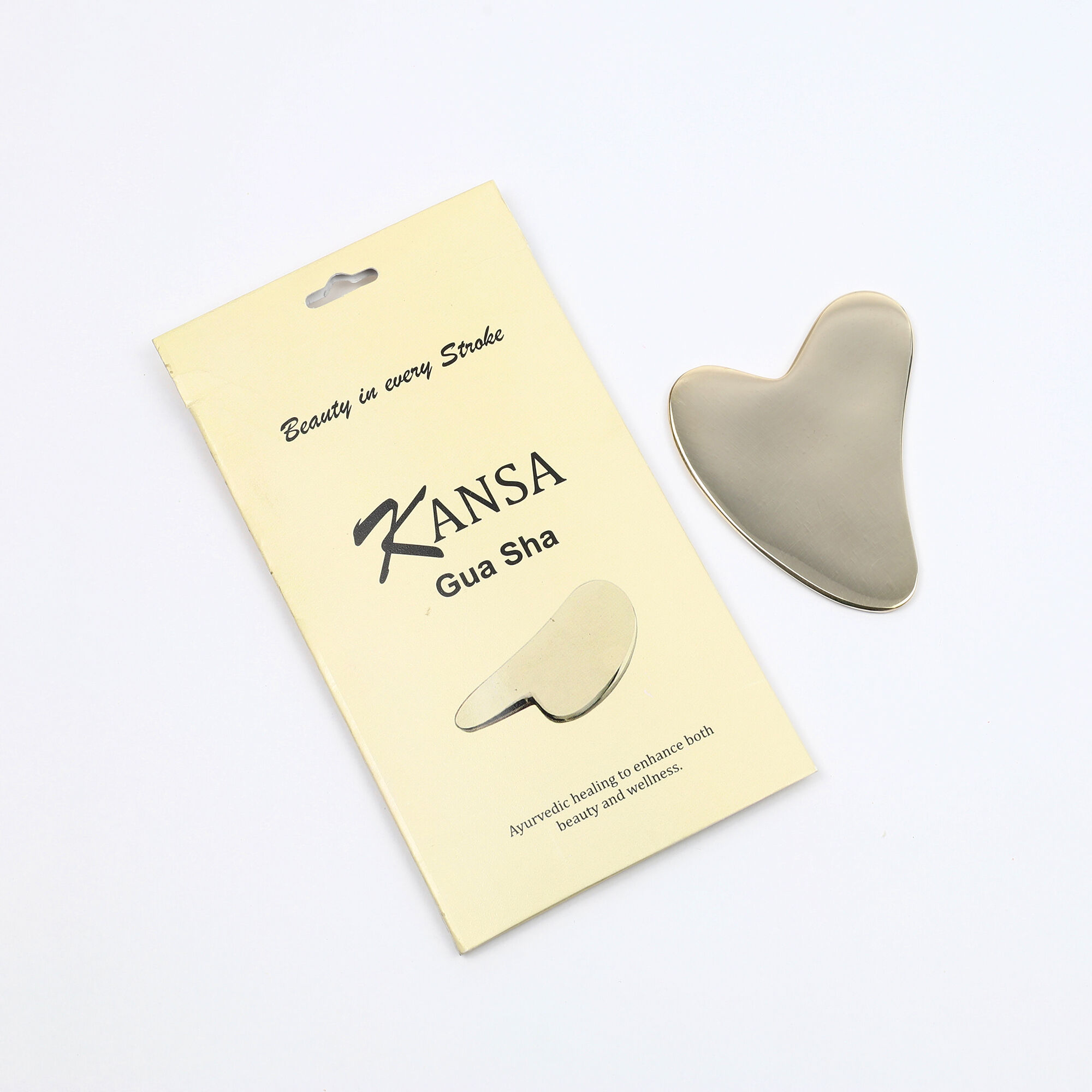 Kansa Gua Sha Deluxe - A forma di cuore
