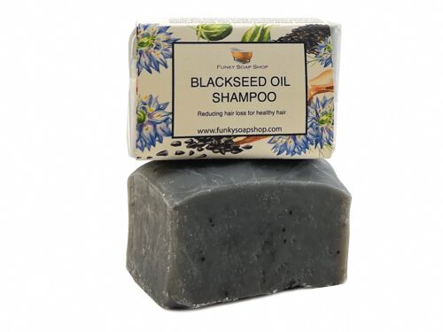 Blackseed Oil Hair And Body Solid Shampoo Bar, Natural & Handmade, Approx 120g