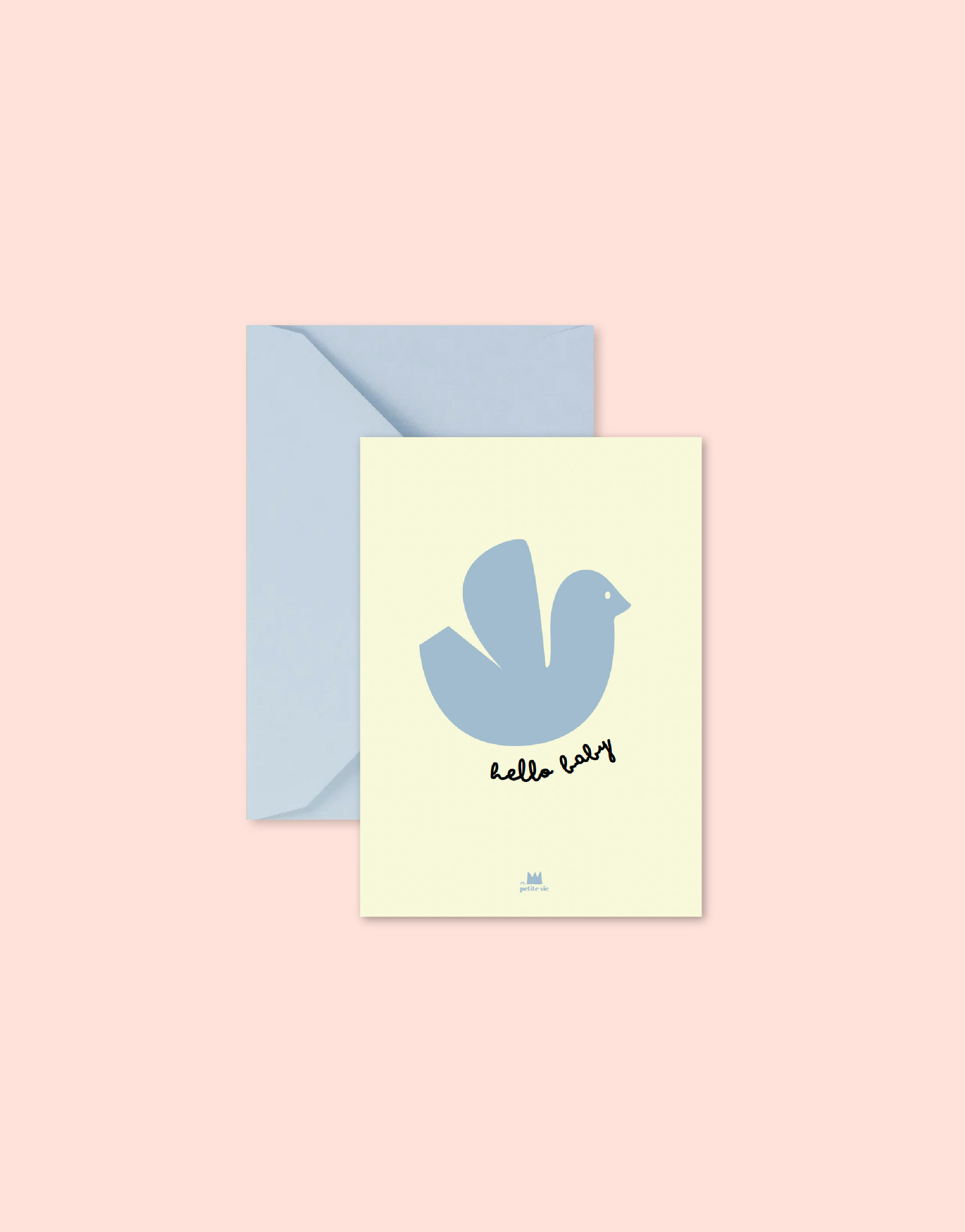 Mini "Birth" card: Hello Baby (with envelope)
