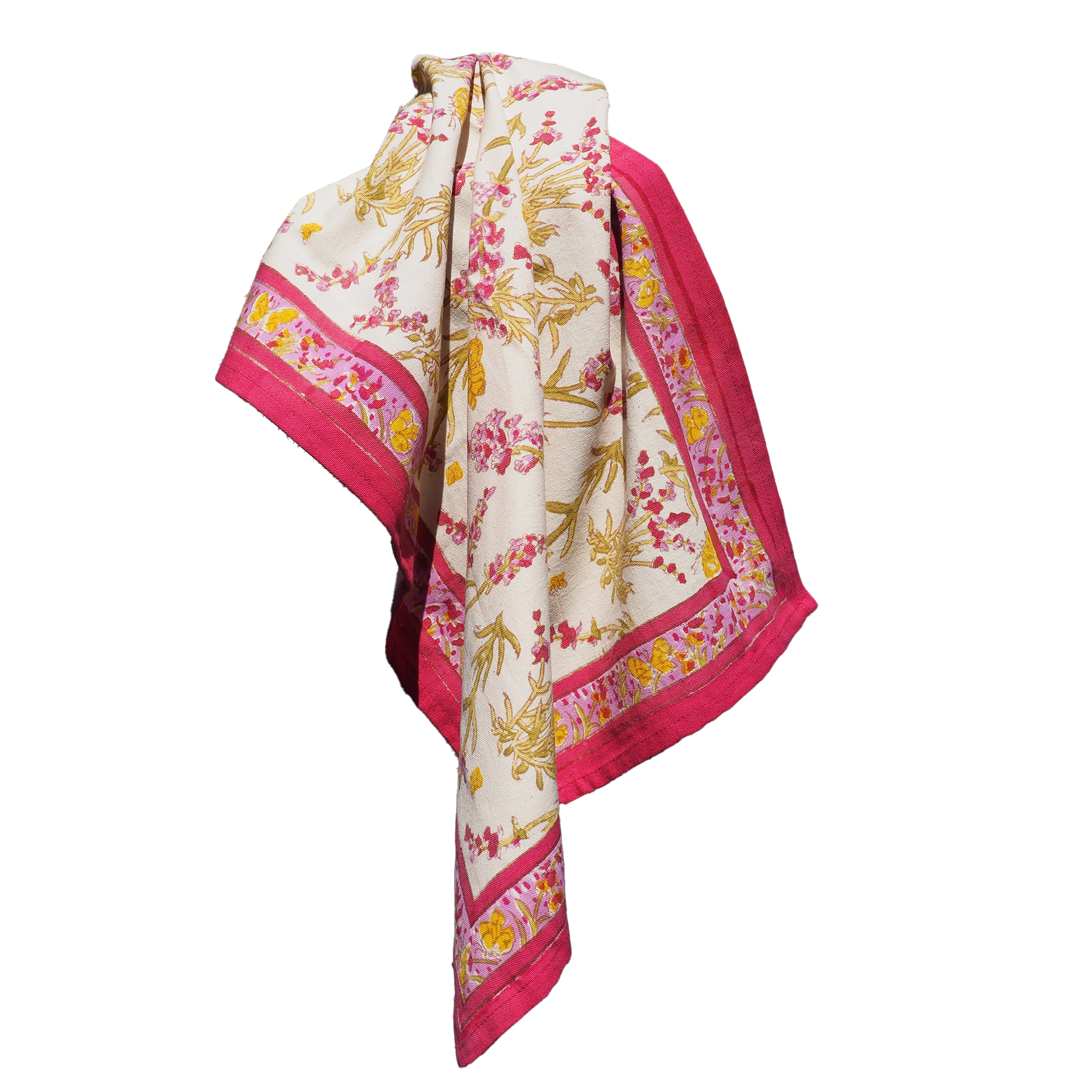 Pink Butterfly Lavender Tea Towel (Set of 3)