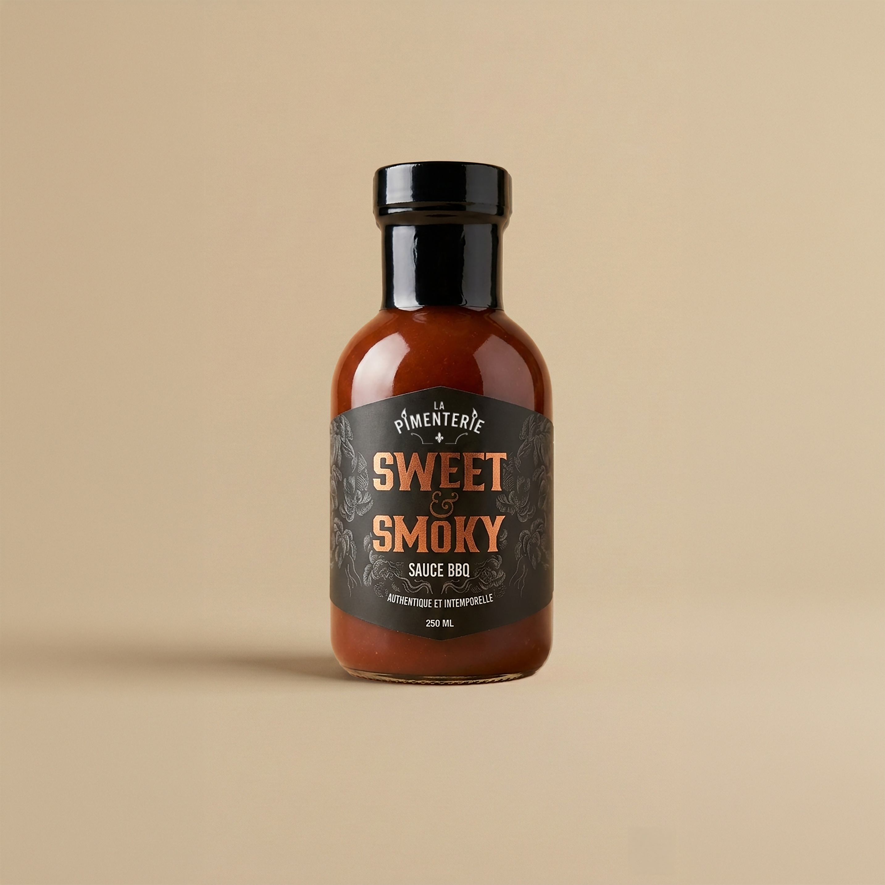 La Pimenterie, BBQ SWEET AND SMOKY sauce, 250 ml