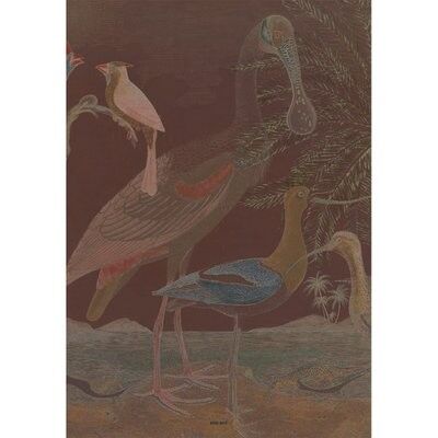 Arte della parete | Uccelli rosa