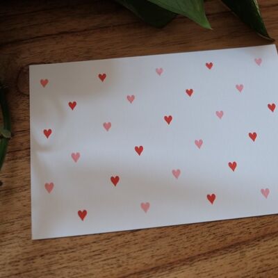 "I love you heart" card