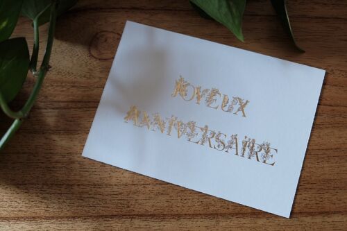 Carte « joyeux anniversaire »