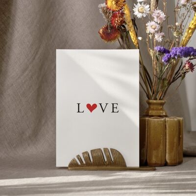 "Love" card