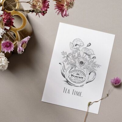 "Tea time" card
