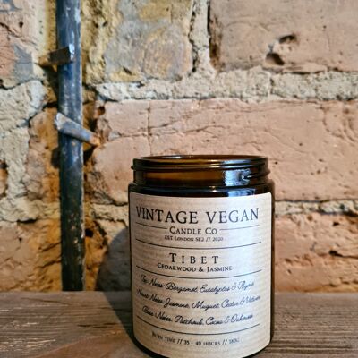 Tibet Cedarwood & Jasmine Soy Wax Candle 180ml